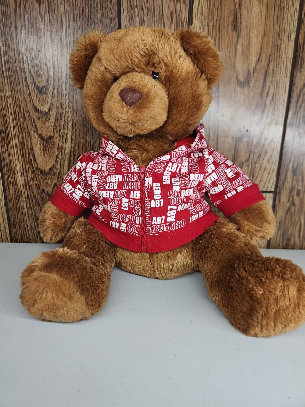 Aeropostale teddy bear with hoodie